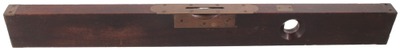 Hall & Knapp, New Britain, Connecticut, No. 10: Early Cuban Mahogany Spirit Level
