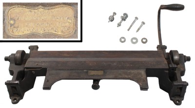 Niagara Machine & Tool Works: Clean & Usable Sheet Metal Brake