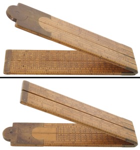 E.A. Stearns & Company, Brattleboro, Vermont, No. 18: Two-Foot, Four-Fold Folding Rule
