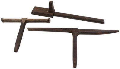 Assorted Makers: Three Heavy Duty Tinsmith's Anvil