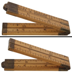Stanley Rule & Level, No. 64: One Foot, Four Fold Folding Rule