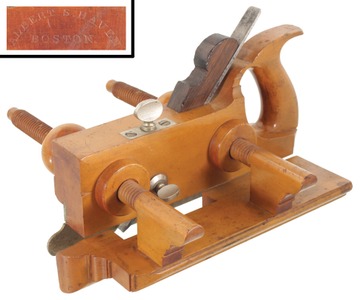 Albert S. Haven, Boston, Massachusetts: Handled Boxwood Plow Plane