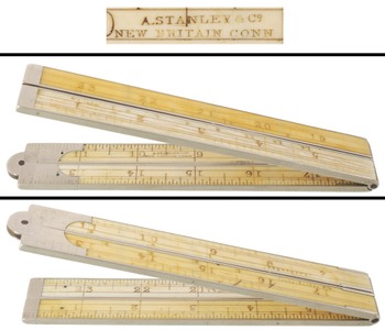 A. Stanley & Company, New Britain, Connecticut, No. 87: Two-Foot, Four-Fold Folding Rule