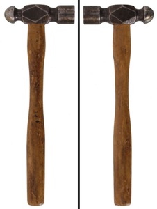 Unmarked: Diminutive Diamond Faceted Hammer