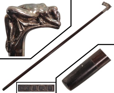 Assorted Makers: Sterling Head G'man' Walking Sticks