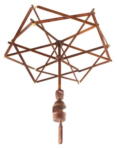 Unmarked: Early Wooden Yarn Winding Swift