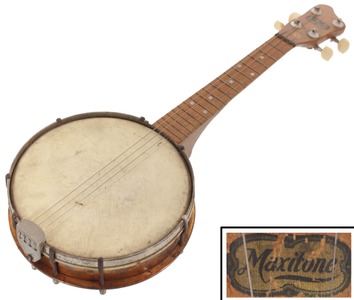 Bruno & Son, New York, New York: "Maxitone" Brand Banjo Ukelele