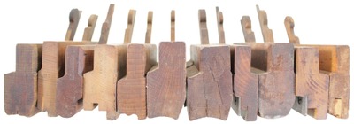 Assorted Makers: Lot Of Assorted Wood Molding Planes