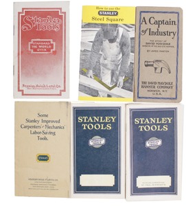 Stanley Rule & Level: Five Pocket Size Pamphlets & Catalogues