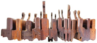 Assorted Makers: Working Set Of Clean Molding Planes