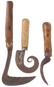 Assorted Makers: Three Early Hand Forged Edge Tools