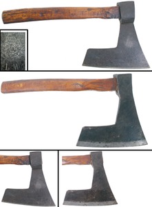 Unmarked: Early Offset Blade European Hewing Axe