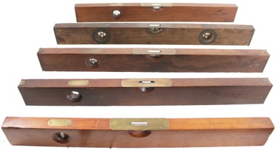 Baker, Mc Millen Company, Akron, Ohio: Five Clean Mahogany Spirit Level