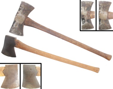 True Temper Kelly Works, Charleston, West Virginia: Two Extra Clean Felling Axes
