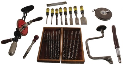 Assorted Makers: Lot Of Clean & Usabl Woodworking Tools