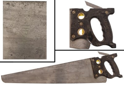 Geometric Saw Company/Auburn, Ny: "Geometric" Hand Saw