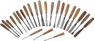 Assorted Makers: Lot Of Assorted Carving Tools