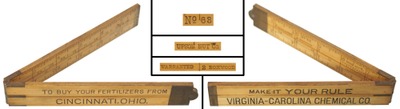 Upson Nut Company, Unionville, Connecticut, No. 63: Two-Foot/Four-Fold Folding Rule