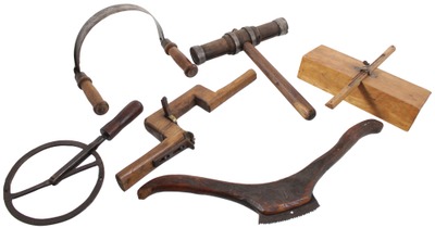 Assorted Makers: Lot Of Six Clean "Primitive" Tools