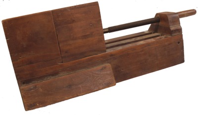 Unmarked: Extra Large Mahogany Body Mitre Jack