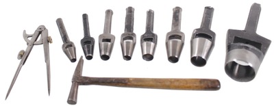 Assorted Makers: Lot Of Clean & Usabl Leather Tool