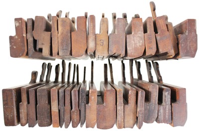 Assorted Makers: Lot Of Asst. H/R Molding Planes