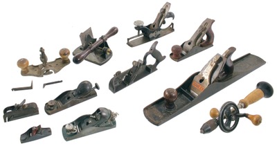 Assorted Makers: Lot Of Clean & Usabl Woodworking Tools