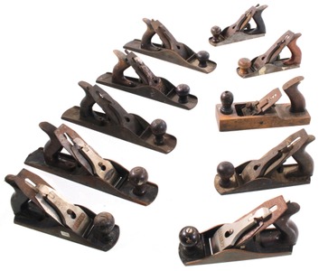 Assorted Makers: Dealer Lot Of Ten Bench Planes