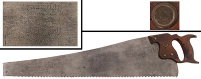E.C. Simmons Hardware Company, St. Louis, Missouri: "Fast Mail" 5 1/2 Pt Rip Hand Saw