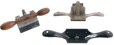 Stanley Rule & Level: Lot Of Three Clean & Usable Scraper Planes