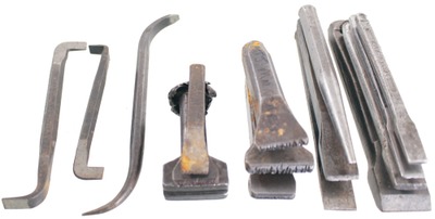 Stanley Rule & Level: Lot Of Four "Atha" Brand Cold Chisels