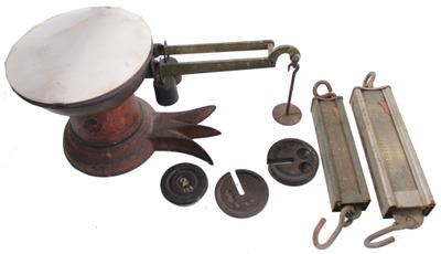 Howe Scale Company, Rutland, Vermont: Early Cast Iron & Brass Balance Scale