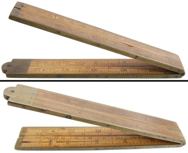 Stanley Rule & Level, No. 84 M E: Metric & English Folding Rule