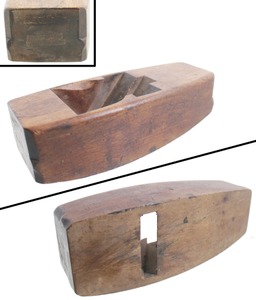 E. Clark, Middleboro: Orig. Yellow Birch Body Plane