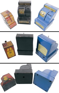 Assorted Makers: Three "Cash Register Mechanical Banks