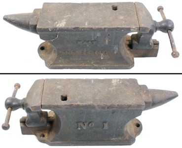 Charles A. Parker, Worcester, Massachusetts, No. 1: Early Patent Comb. Vise And Anvil