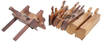 Assorted Makers: Lot Of Extra Clean Woodworking Planes