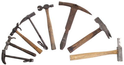 Assorted Makers: Lot Of H.F. & Mfd. Hammers