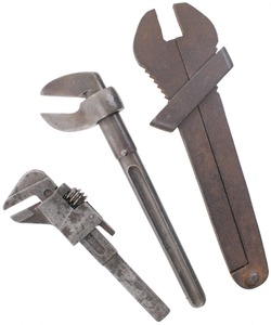 Assorted Makers: Lot Of Three Unusual Wrenches