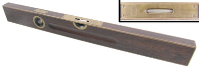 Stanley Rule & Level, No. 96: Brass Bound Rosewood Level