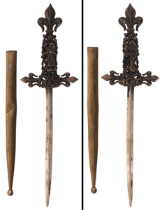 Unmarked: Ornate French Letter Opener