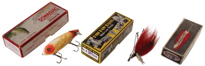 Assorted Makers: Two Original Box Fishing Lures