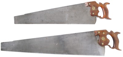 Henry Disston & Sons, Philadelphia, Pennsylvania: Two Extra Clean Early Hand Saws