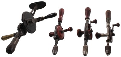 Assorted Makers: Four Clean & Uable Hand & Breast Drills