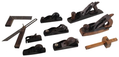 Assorted Makers: Lot Of Clean & Usabl Woodworking Tools
