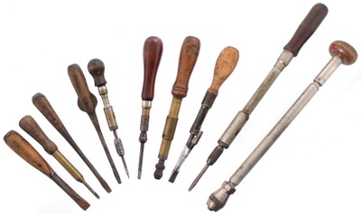 Assorted Makers: Coll. Of Early Type Screwdrivers