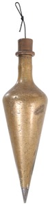 Braunsdorf-Mueller Company, Elizabeth, New Jersey: Massive 3 1/2 Lb. Surveyor's Plumb Bob