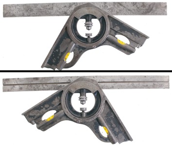 L.S. Starrett Company, Athol, Massachusetts, No. 16: Protractor Combination Square
