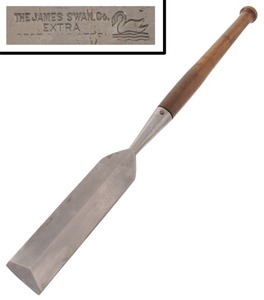 James Swan Company, Seymour, Connecticut: Extra Clean 3" Width Bevel Back Carpenters Slick