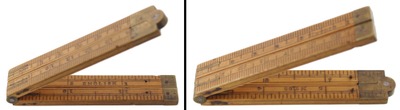 Stanley Rule & Level, No. 65: Rare Ca. 1870 Metric Folding Rule